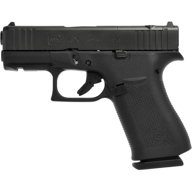 Glock 43X MOS 9mm 3.41″ OR 15RD