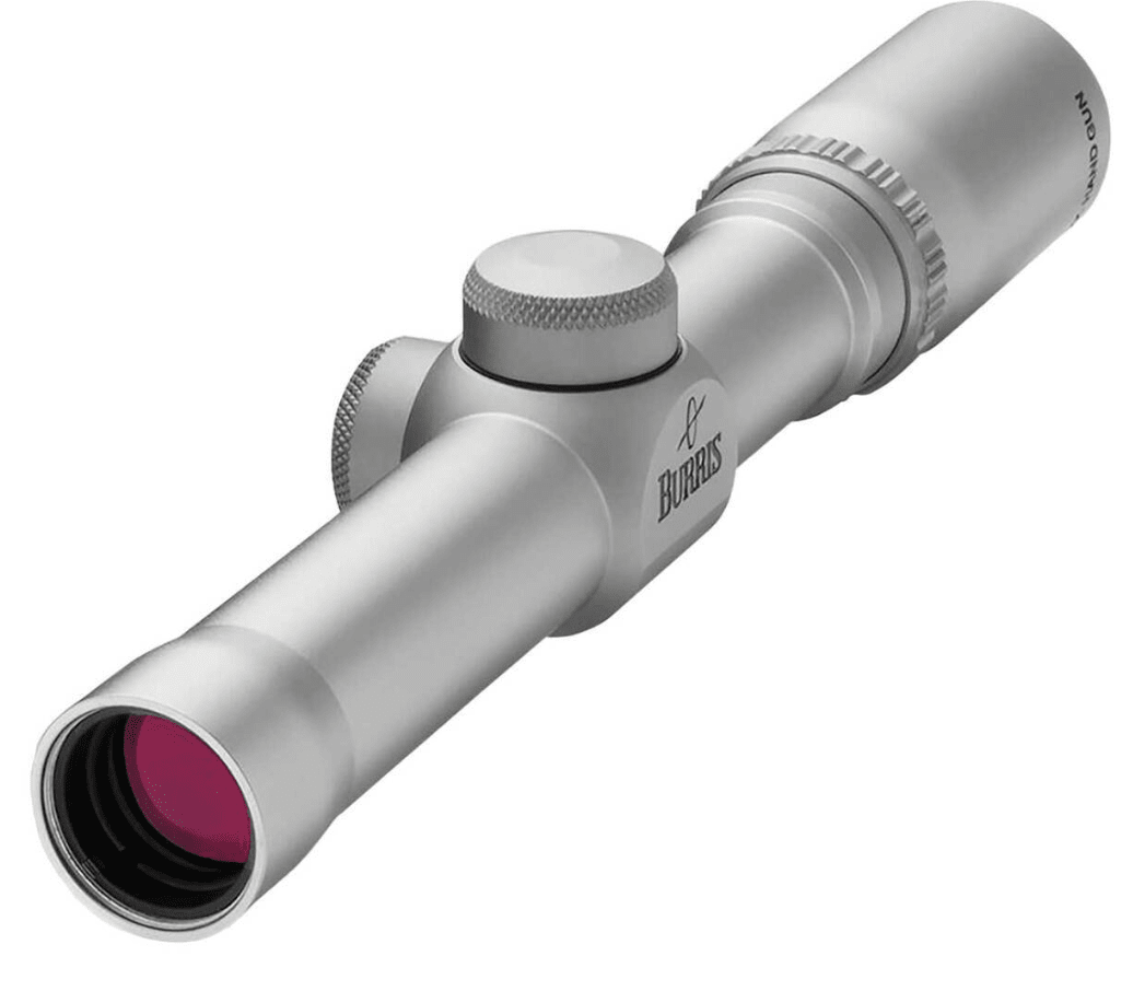 Burris 2-7×32 Handgun Scope, Plex Reticle, Nickel Finish
