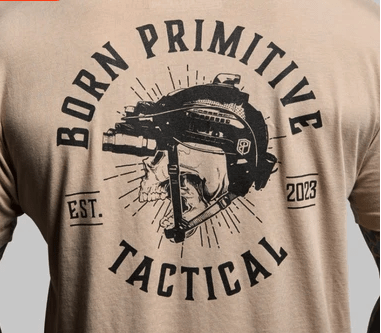 Tactical Skull Tee (Tan)