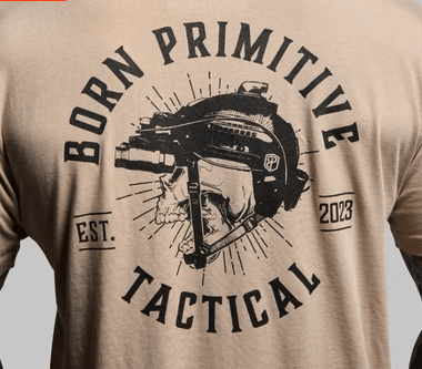 Tactical Skull Tee (Tan)