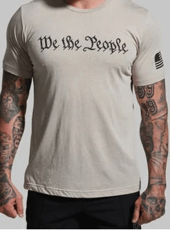 We The People Tee (Tan)