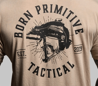 Tactical Skull Tee (Tan)