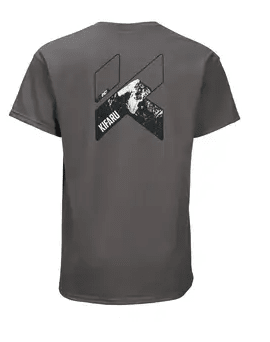 SUMMIT TEE CHARCOAL XL