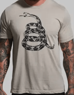 GADSDEN FLAG TEE (TAN) XL