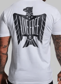 Live Free Tee (White) 3X