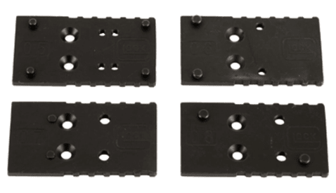 Glock OEM MOS Adapter Set 02, Glock 40 10mm, Black