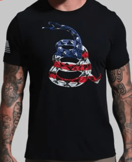 GADSDEN FLAG TEE (USA) M