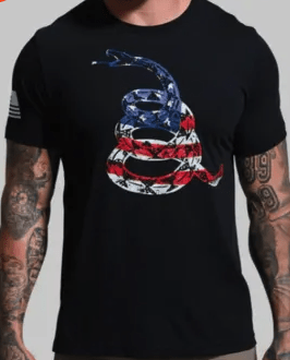 GADSDEN FLAG TEE (USA) XL