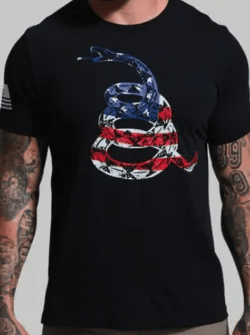 GADSDEN FLAG TEE (USA) 2X