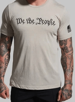 We The People Tee (Tan)