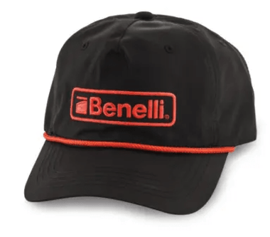 BENELLI LOGO BLK RED ROPE HAT