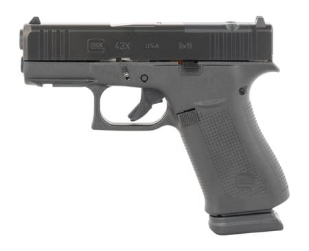 Glock 43X MOS 9mm 3.41″ OR 15RD