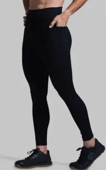 WMN LEGGING W POCKET BL MED