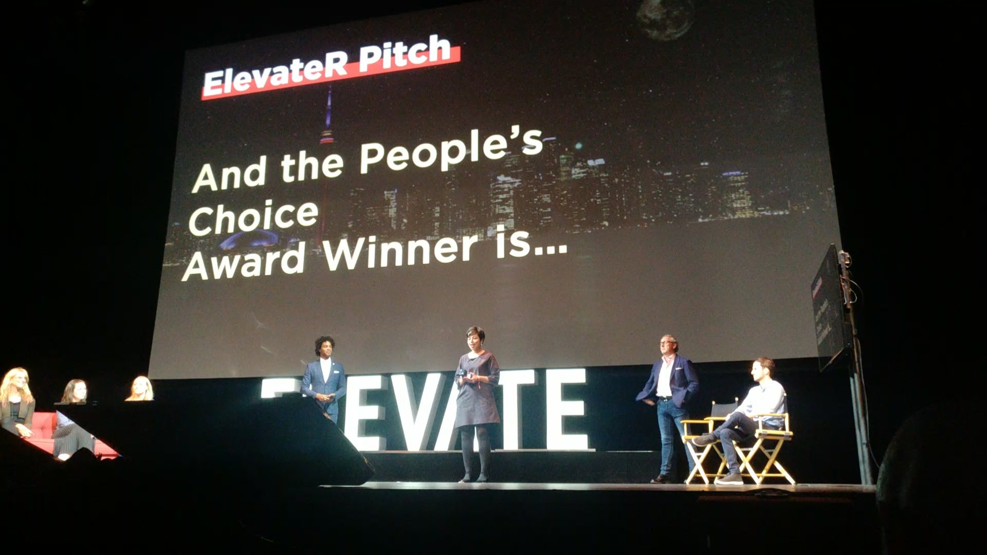ElevateR pitch competition stage at Elevate Toronto