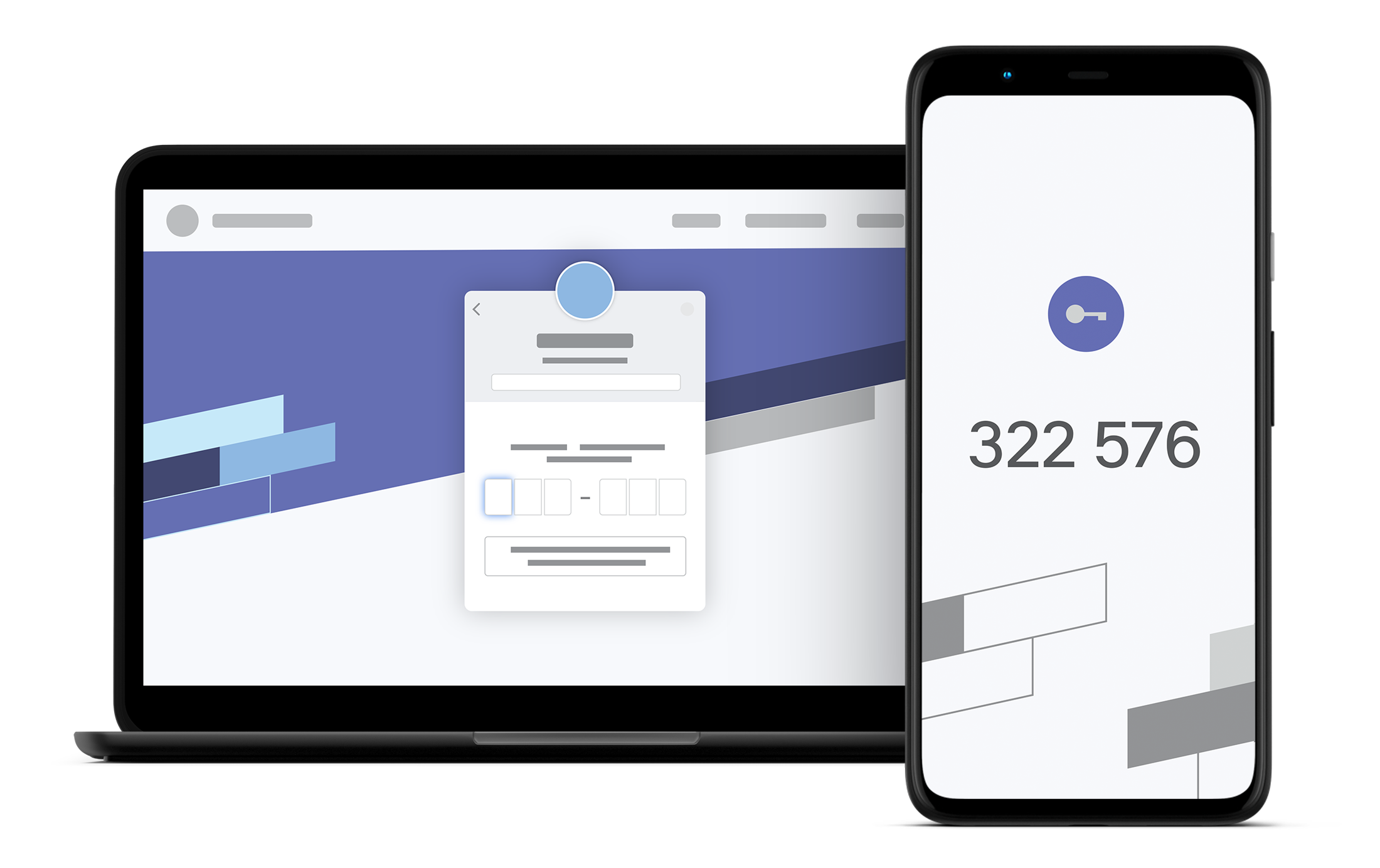 laptop and phone multi-factor authentication