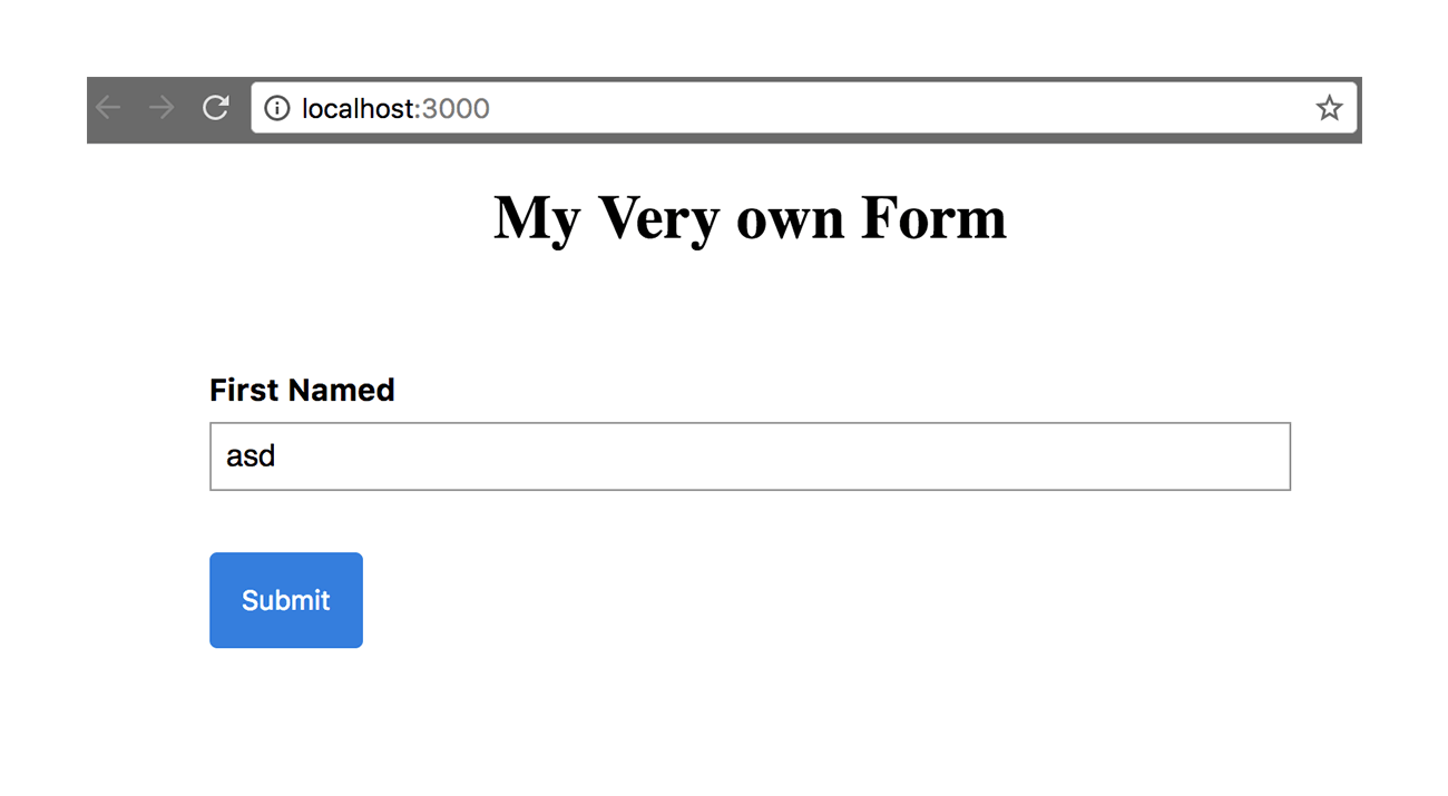 example form beautified slightly