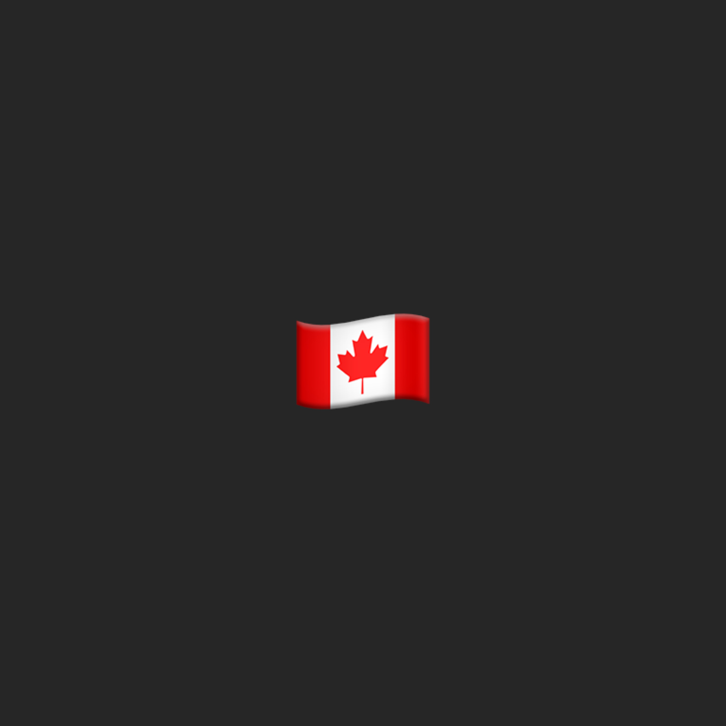Canadian flag emoji