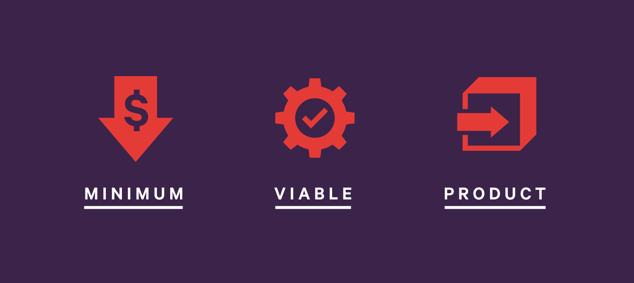 Minimum Viable Product with iconography