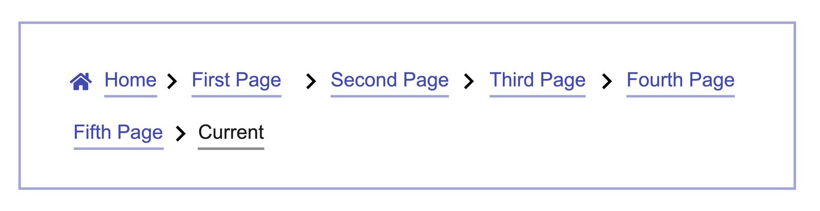 "Home › First Page › Second Page › Third Page › Fourth Page Fifth Page > Current"