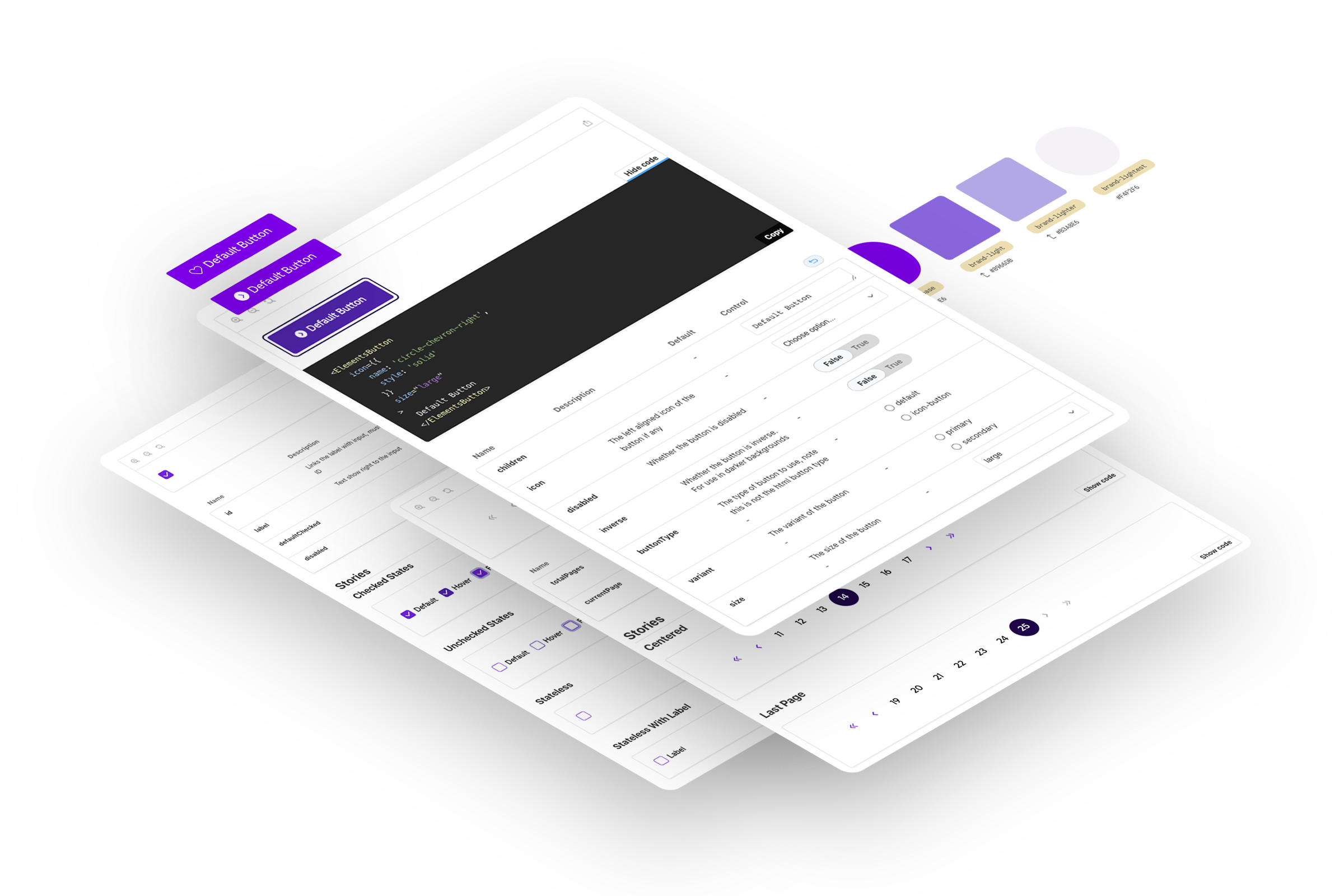 sanofi elements design system tokens layer