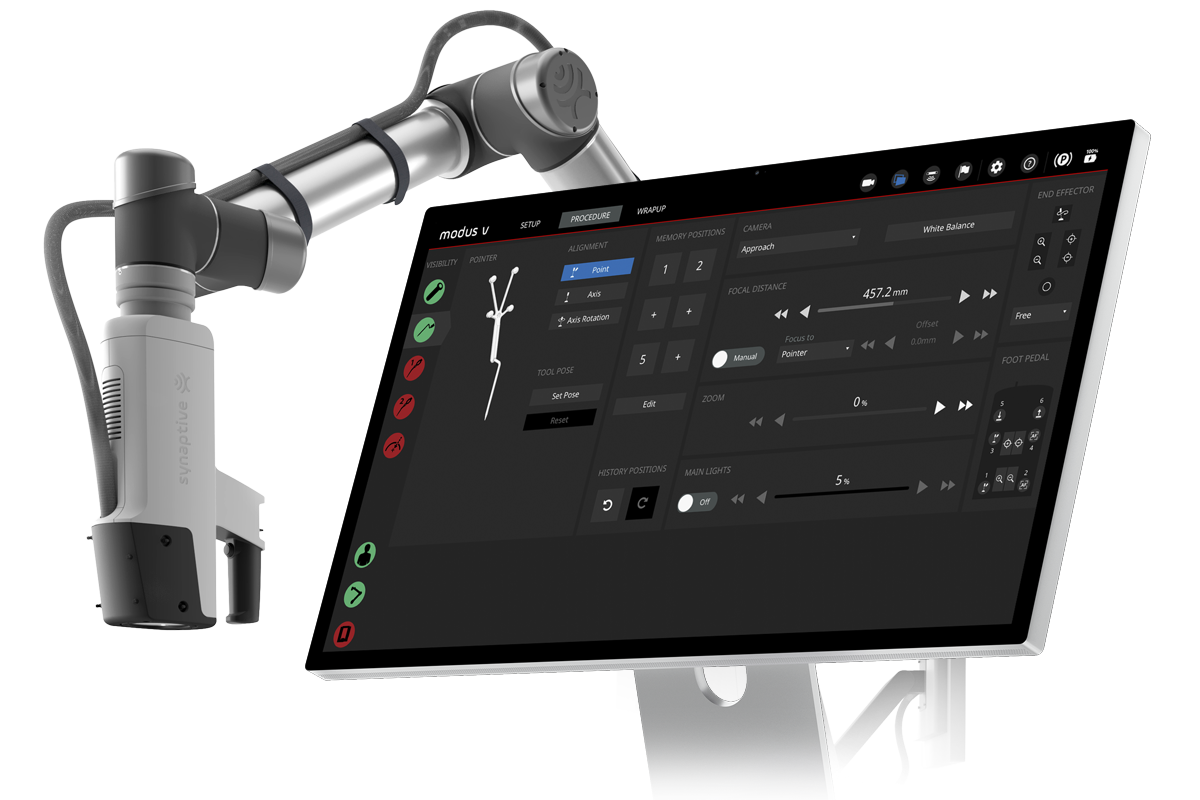synaptive microscope and software