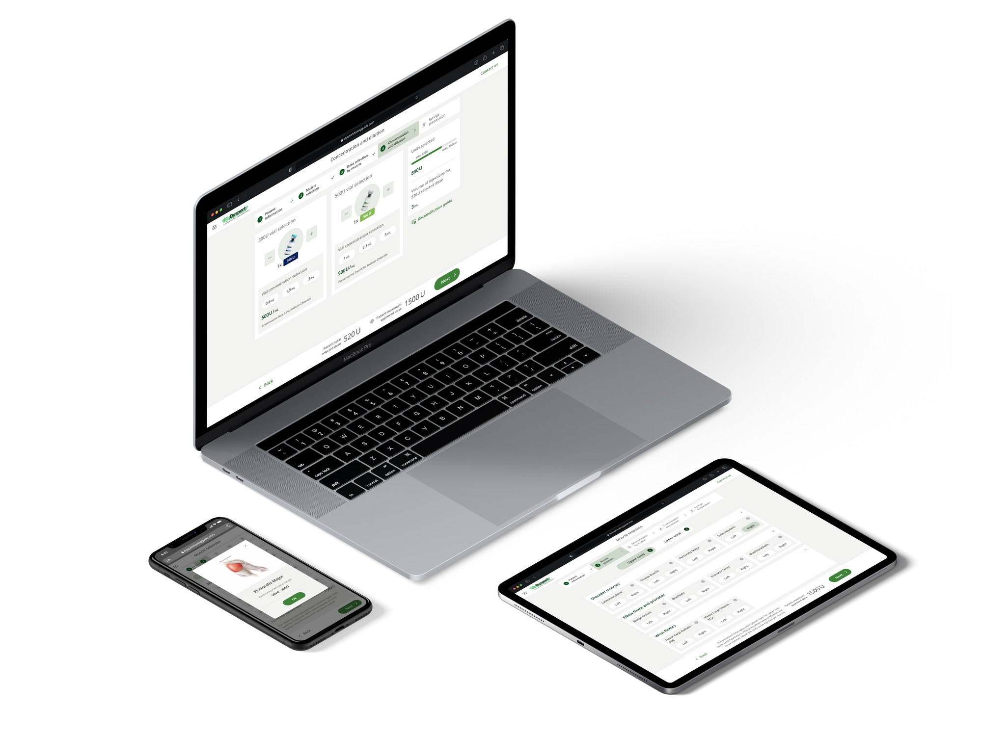 Ipsen dosing guide app