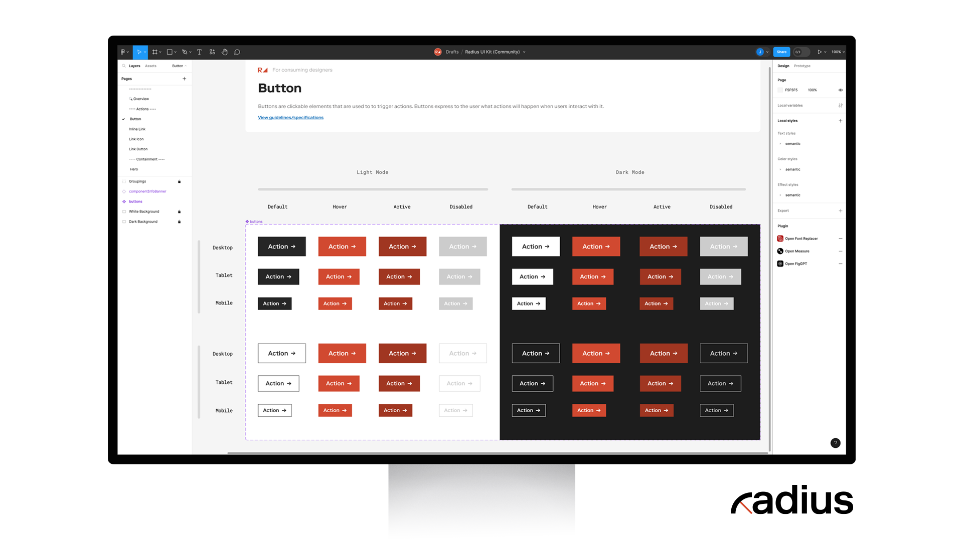 Radius, Rangle's design system accelerator