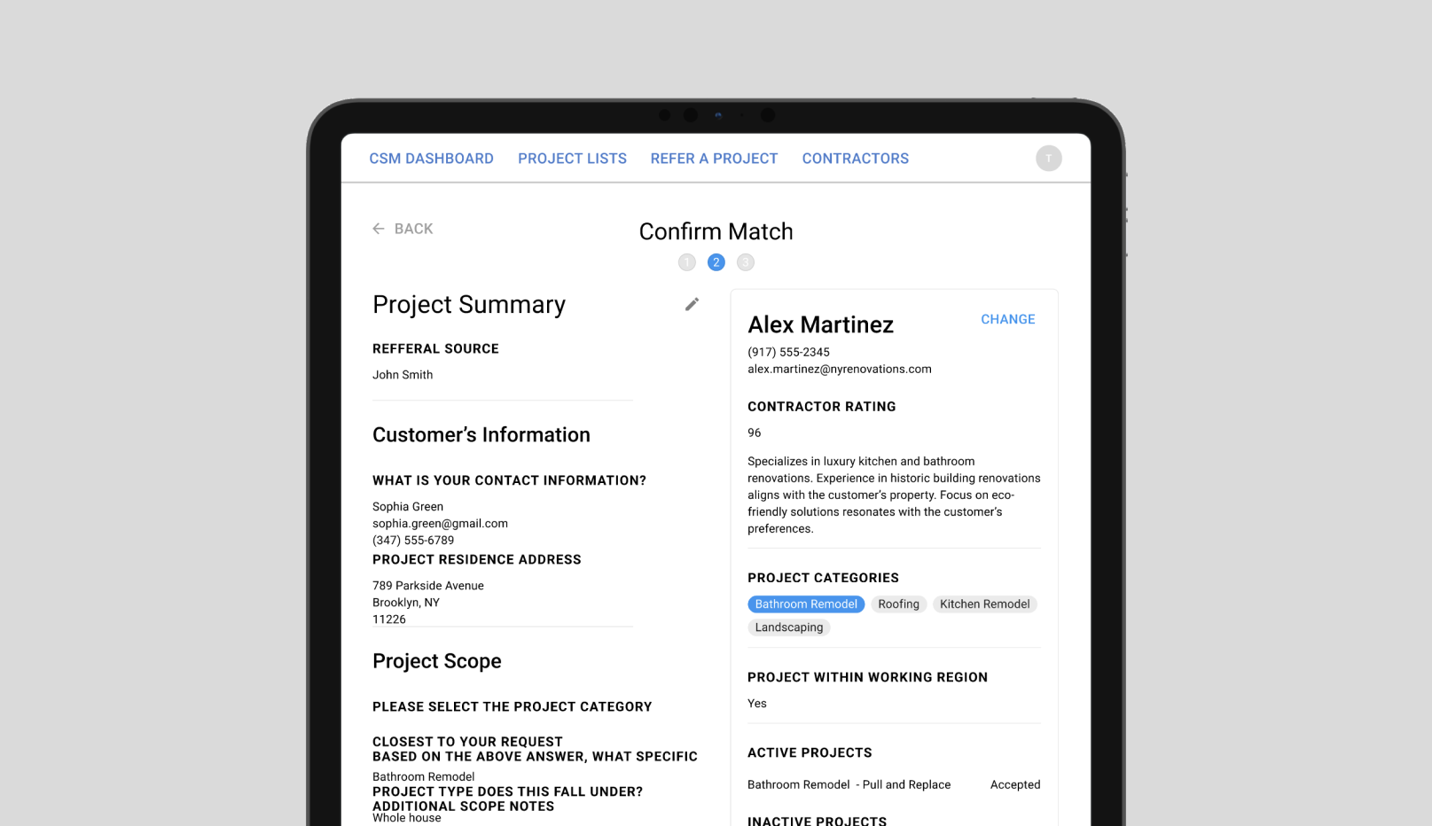 Demo of a scalable AI-powered human-in-the-loop solution with secure governance features for a service marketplace.