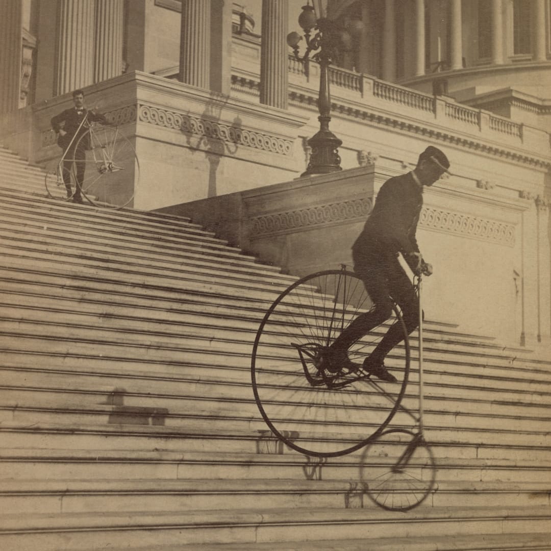 Man on a bike
