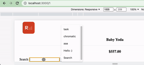 testing search