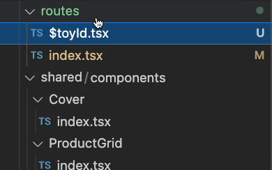 create new directory called $toyId