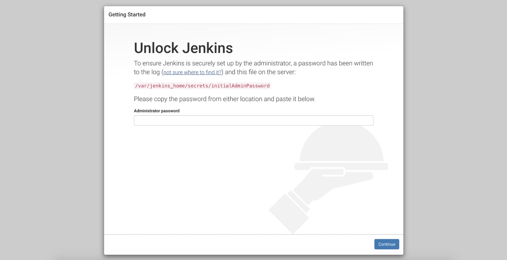 unlock Jenkins