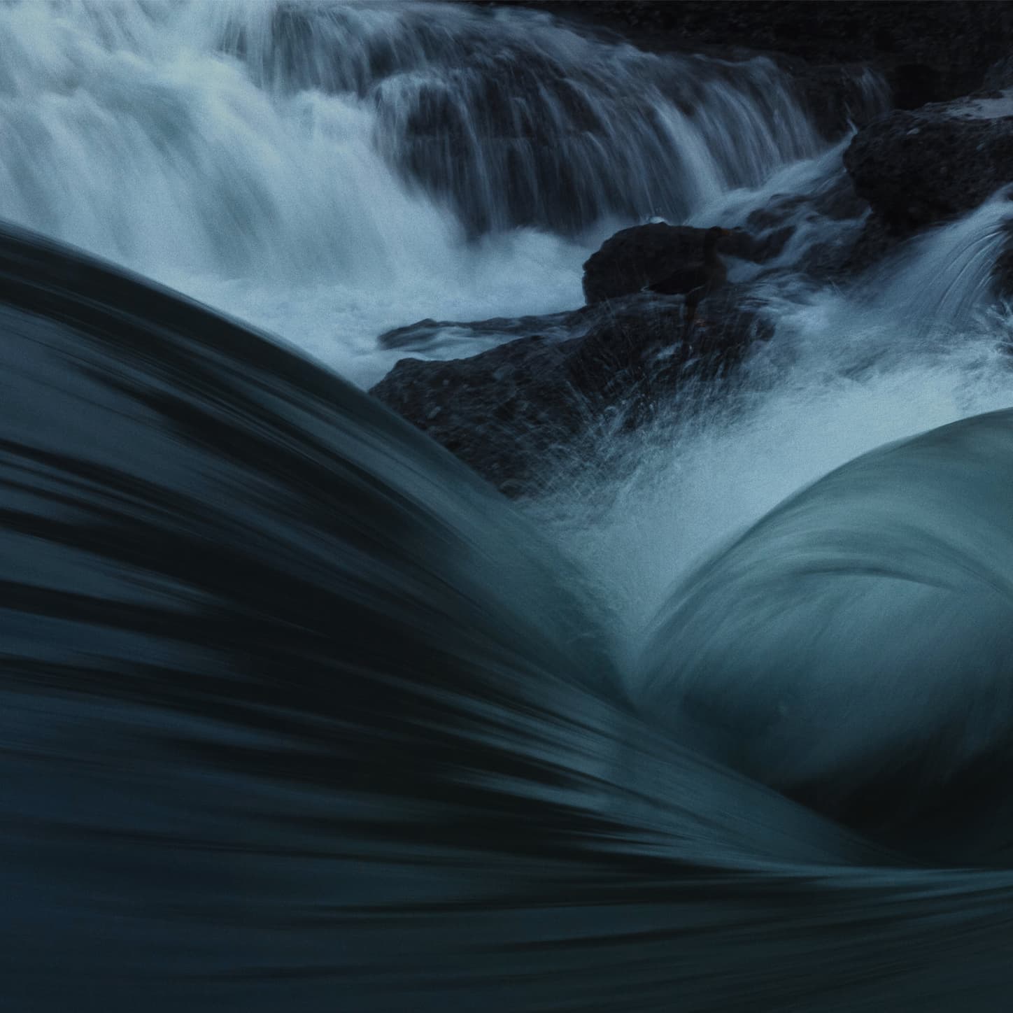 Waterfalls or whitewater rapids
