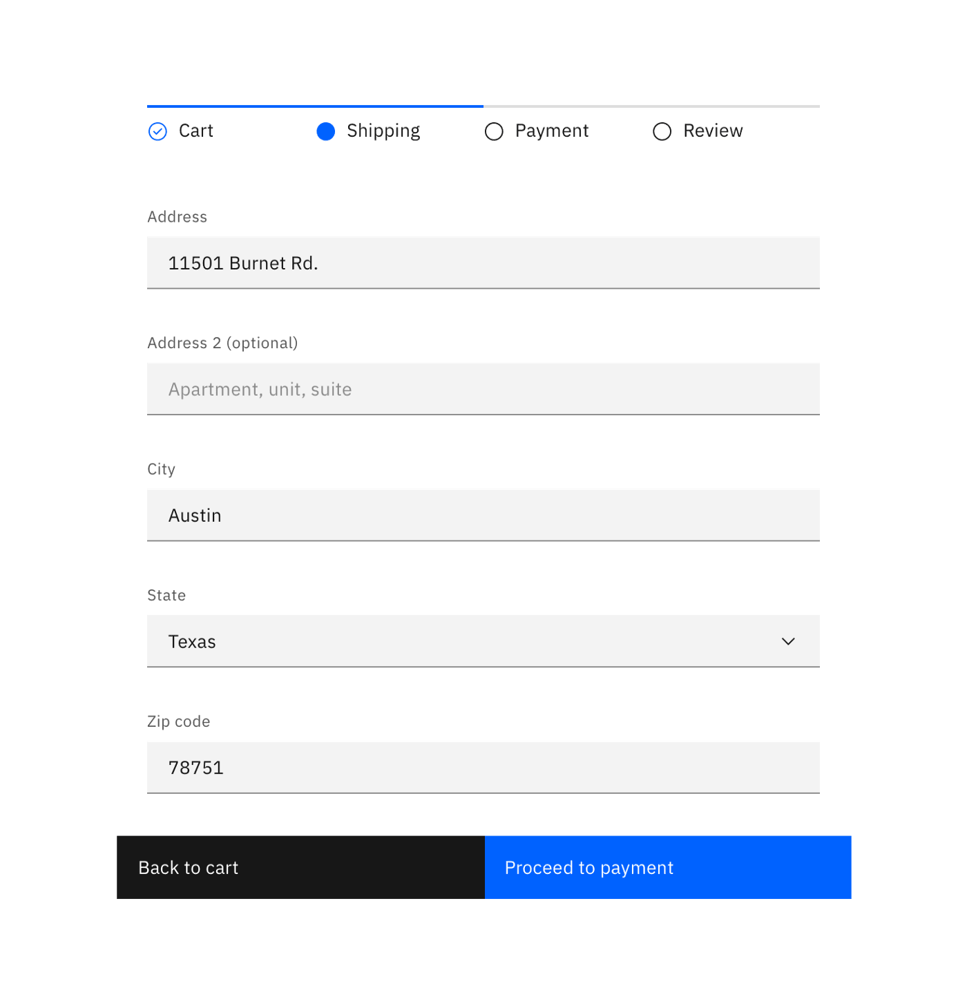 progress indicator example