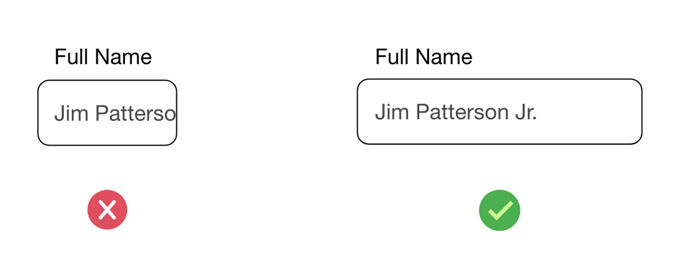 form field container example