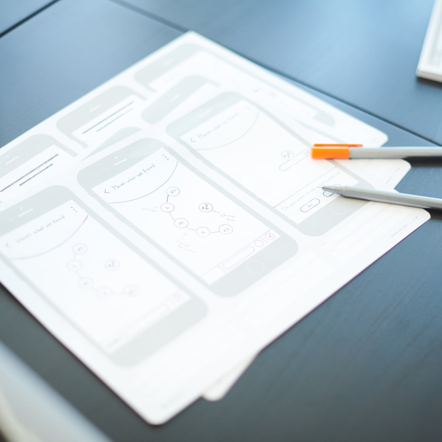 Paper UI designs