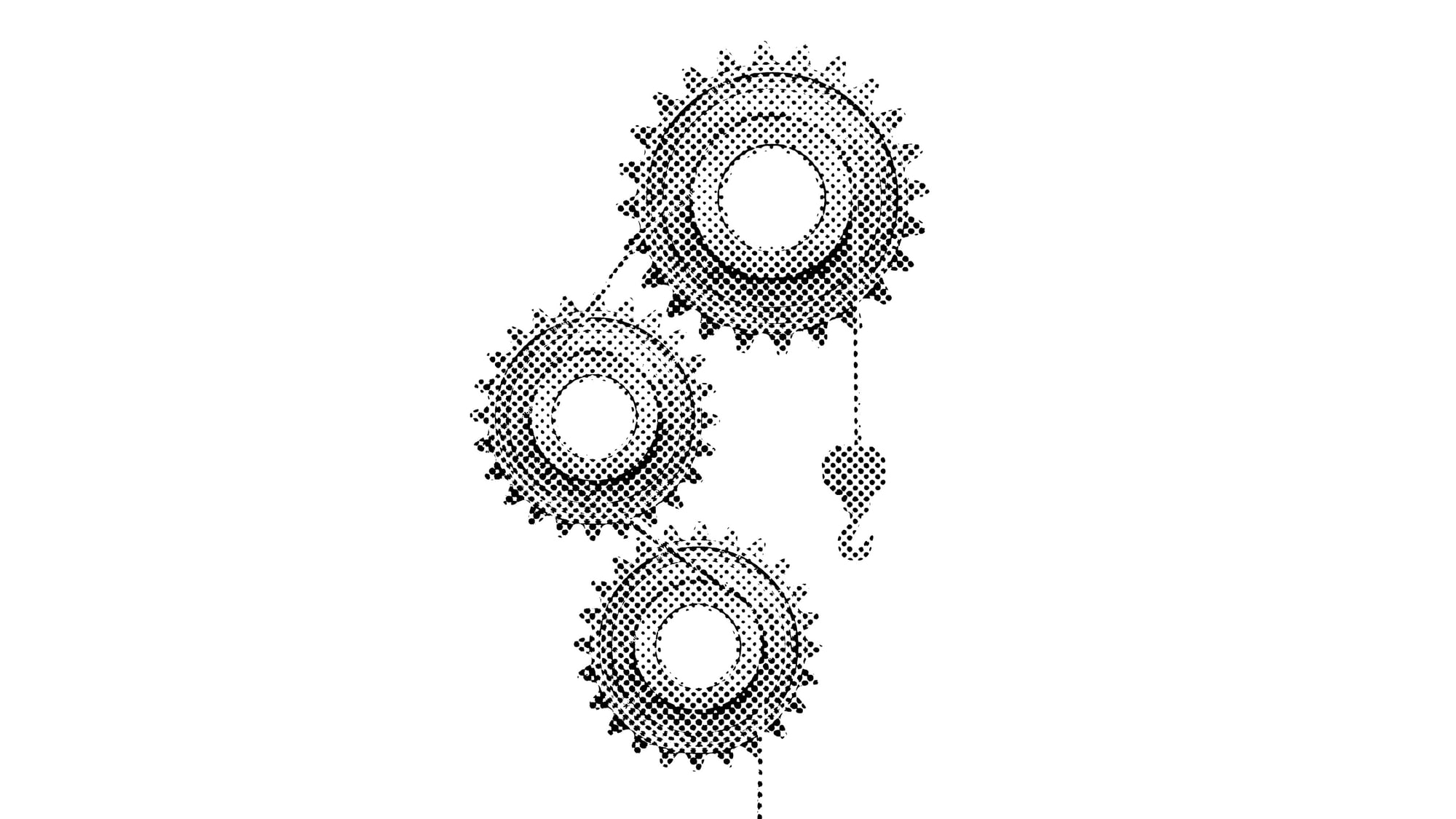 gears holding a crane hook