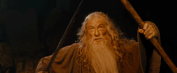 Gandalf gif "You shall not pass"