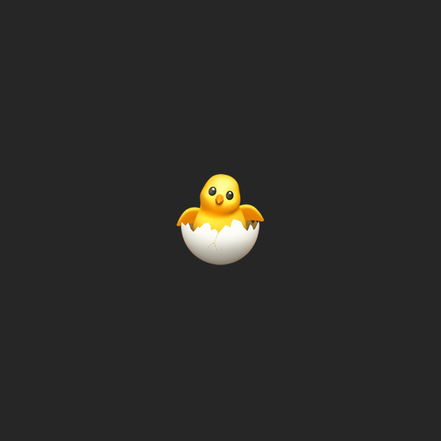 Hatched chick emoji