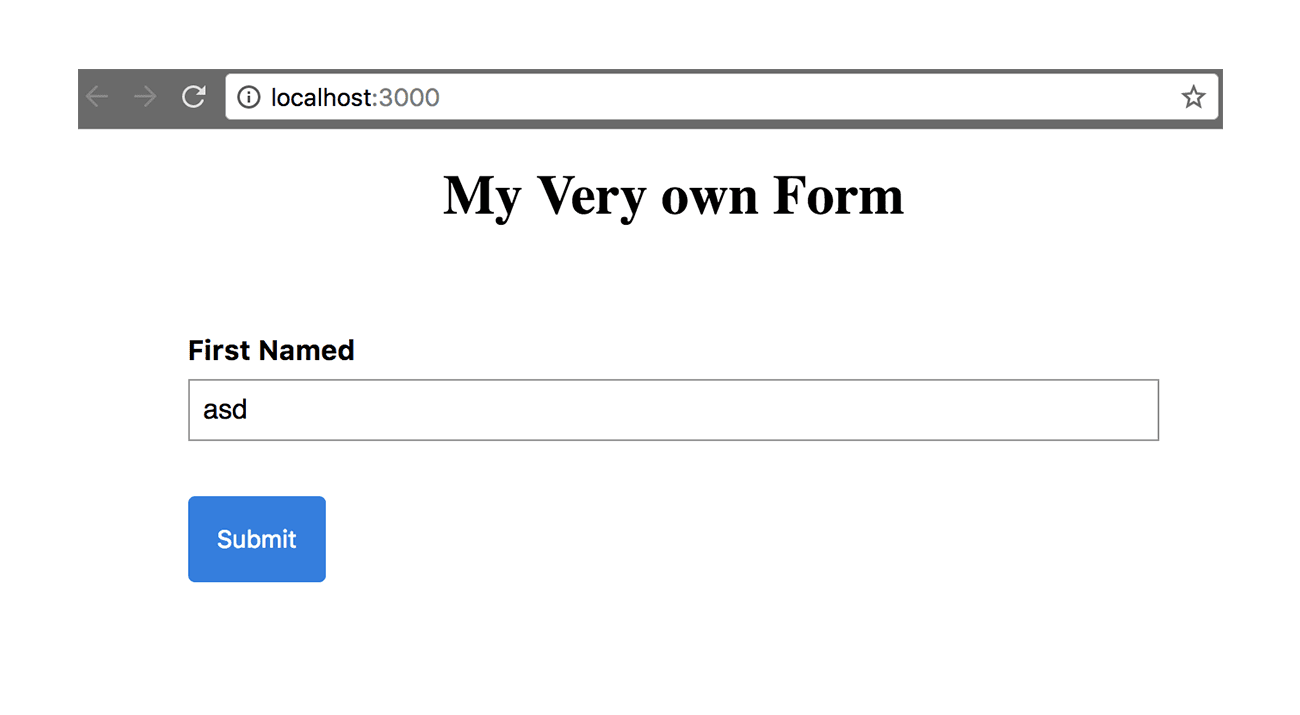example form beautified slightly