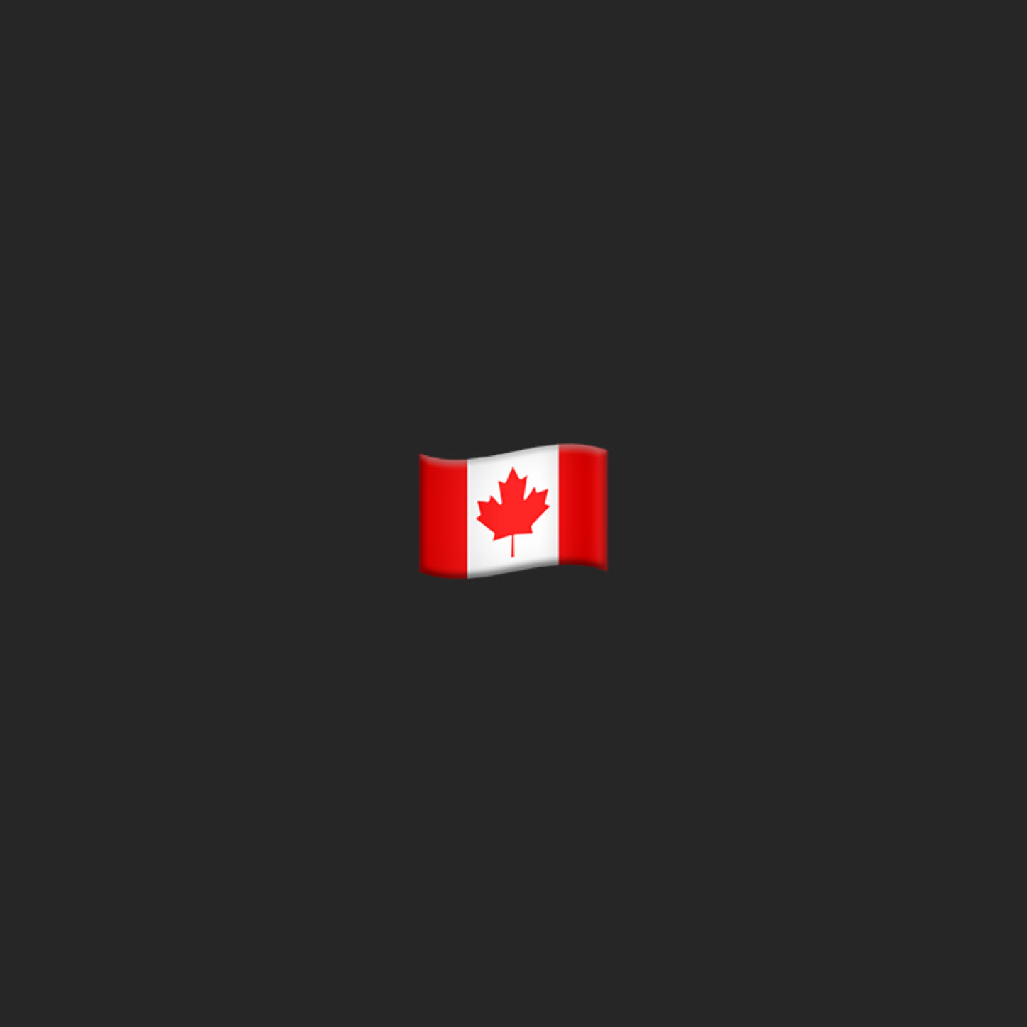 Canadian flag emoji