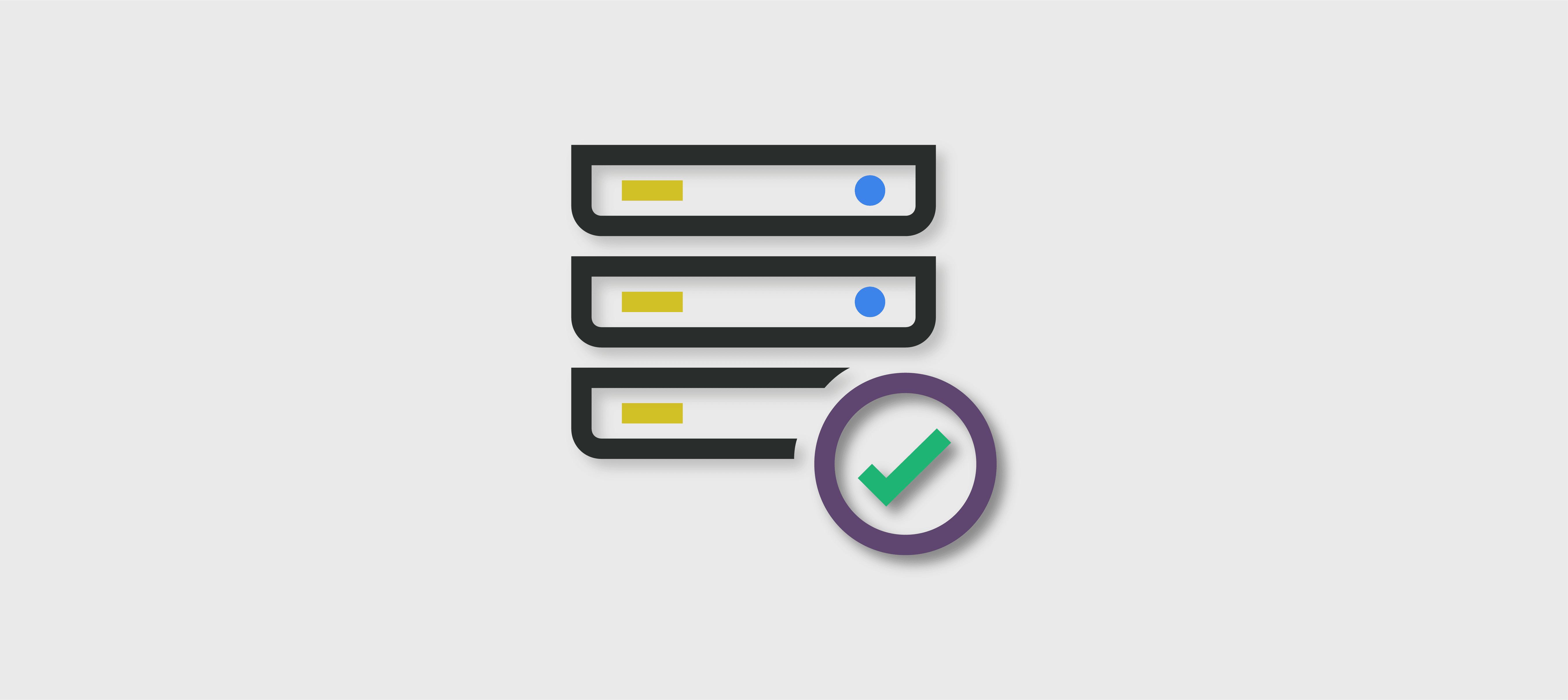 Stack with a checkmark