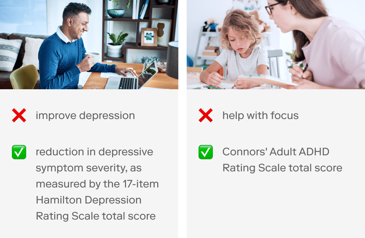 validated outcome scores for example clinical outcomes