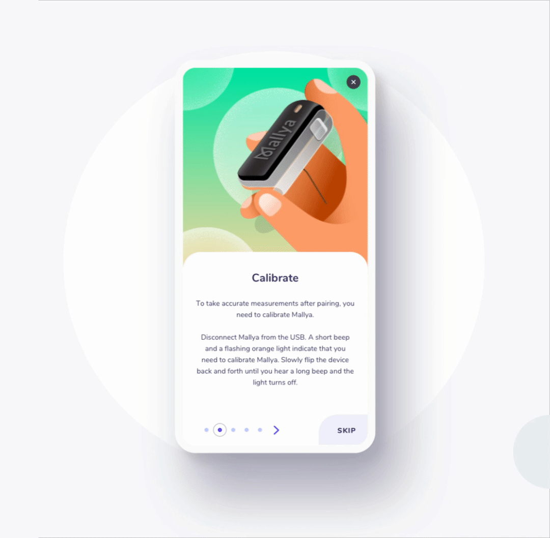 gif of glucometer calibration