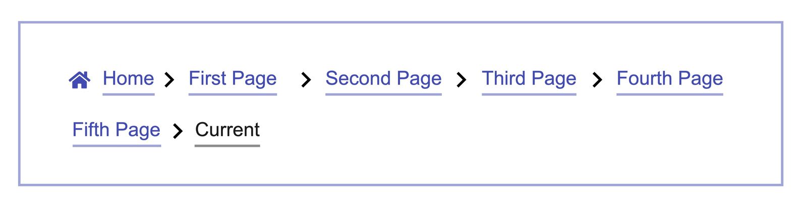 "Home › First Page › Second Page › Third Page › Fourth Page Fifth Page > Current"