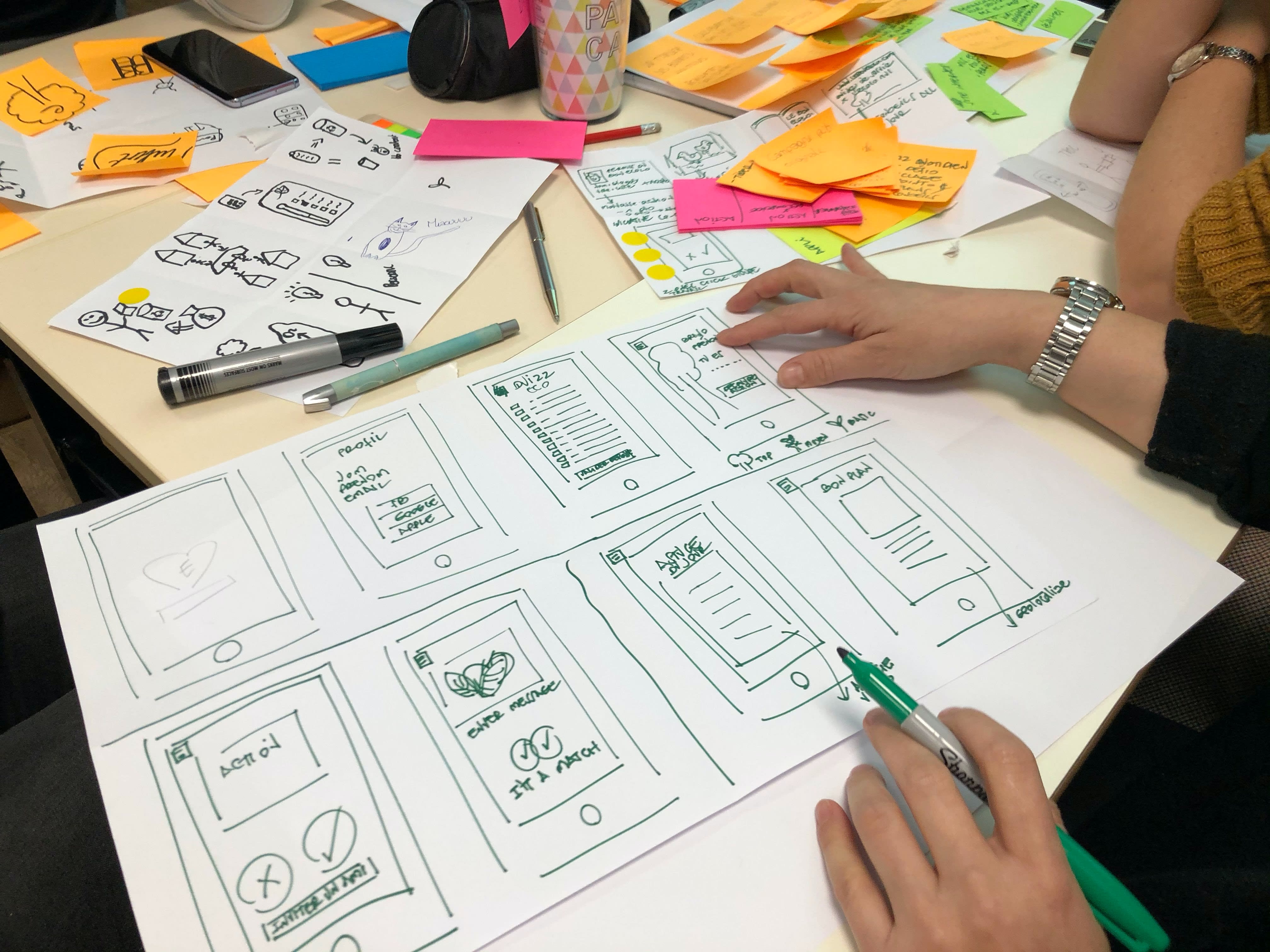 mobile design prototypes