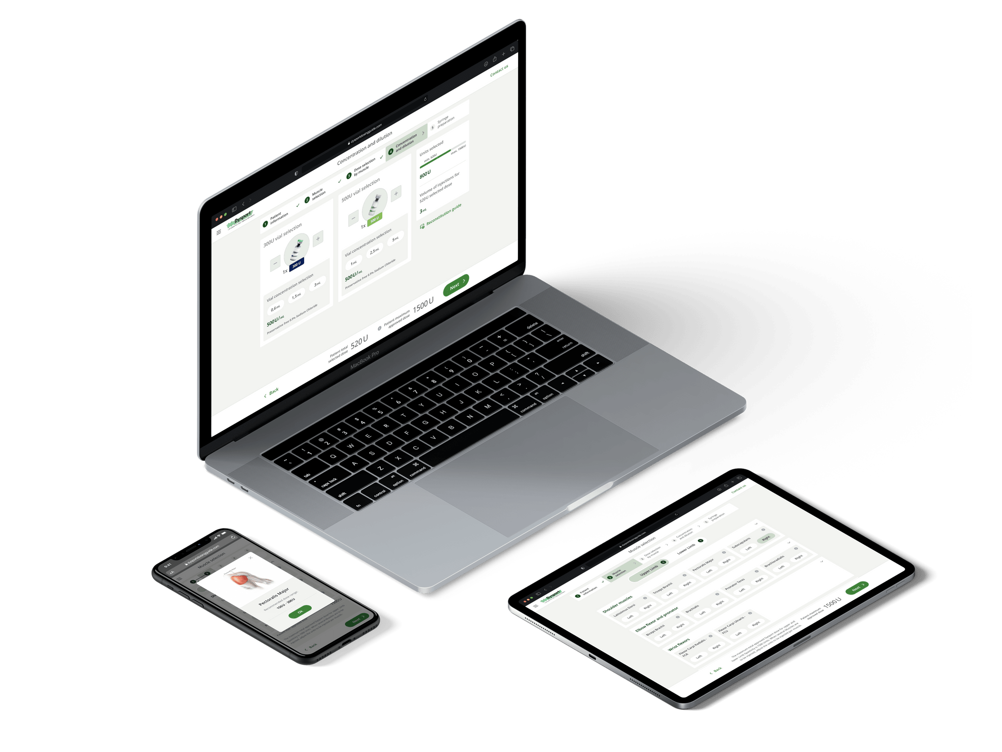 Dosing app on multiple devices