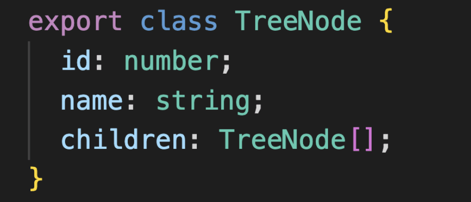 code snippet showing faster recursive type checking