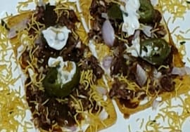 #Shorts 110: 2 Minutes chat /Kakra  mexican fusion chat/ Simple Evening snack /Protein & Iron rich