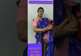 #Shorts201-எல்லோருக்கும் புத்தாண்டு  நல்வாழ்த்துக்கள் – Mallika Badrinath